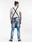 CDE Latzschürze FUSION BLACK DENIM L80 x B75 cm
