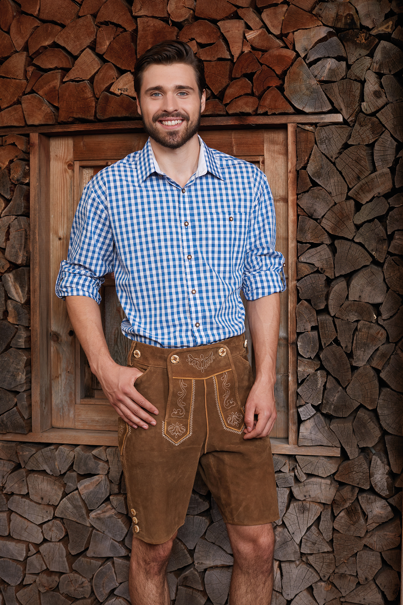 Men's Traditional Shirt im Landhaus Look