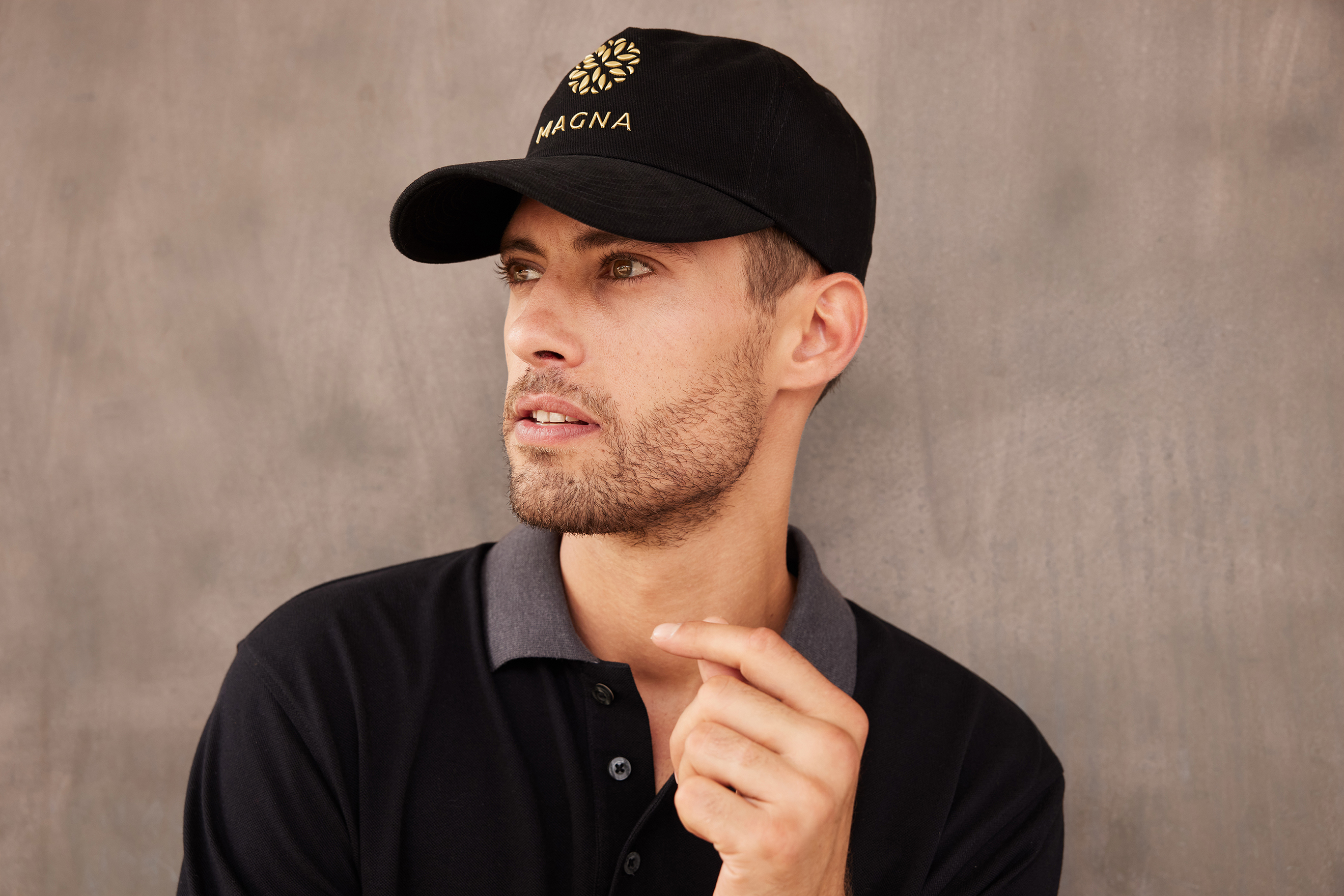 Klassisches 5 Panel Cap aus heavy brushed Cotton