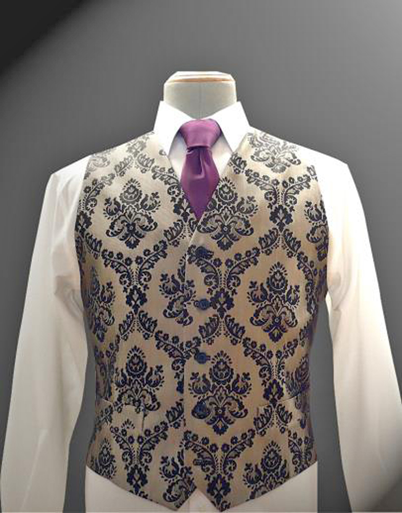 Herren Weste Jacquard individuelle Fertigung