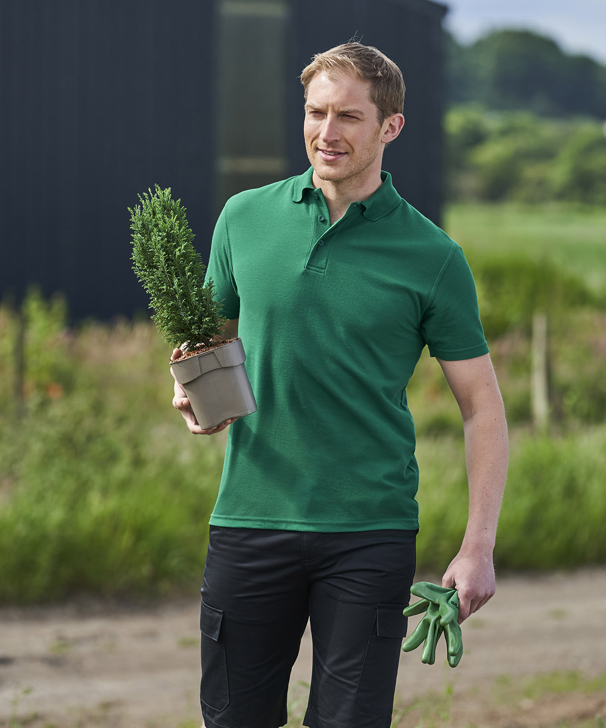 Herren Polo PRO kurzarm 8522/RX101 50% BW/50% PES