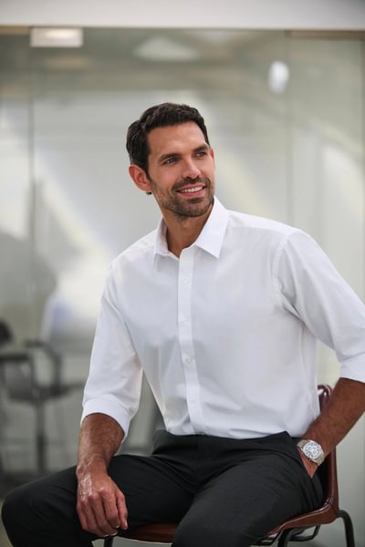 Basic Hemd JUNO 1/1 Arm Comfort Fit 65% BW / 35% PES