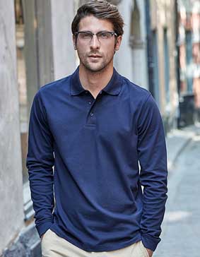 Herren Luxury Stretch Polo 1/1 Arm TJ1406