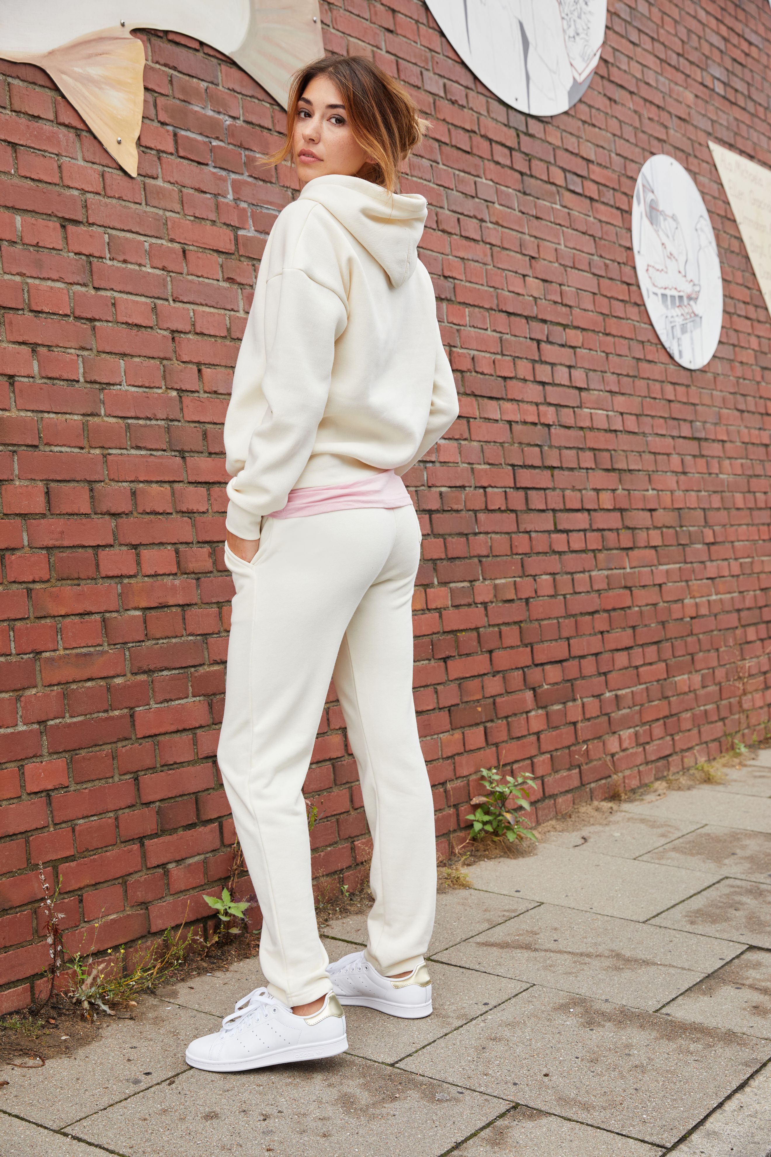 Modische Damen Sweat-Hose aus BIO-Baumwolle