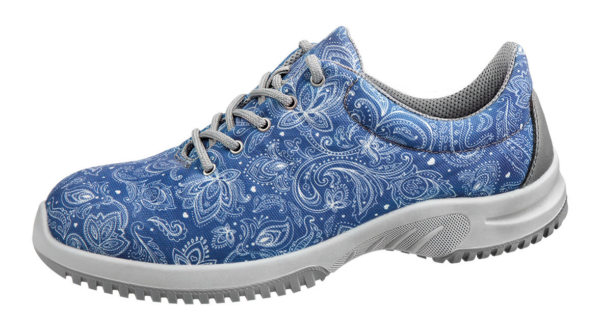 Sneaker Damen Berufsschuh SRC Paisley und Blumenmuster