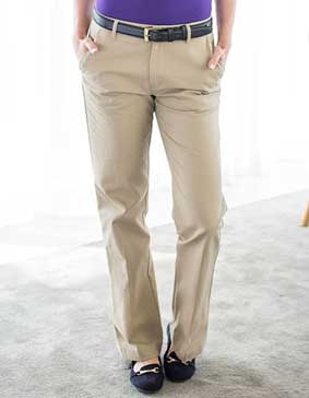 Damen Chino Hose Basic H641