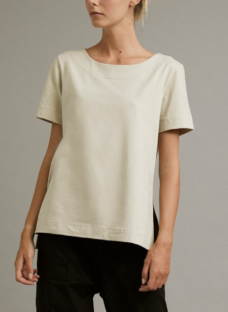 BCN Damen T-Shirt Stretch Rundhals kurzarm