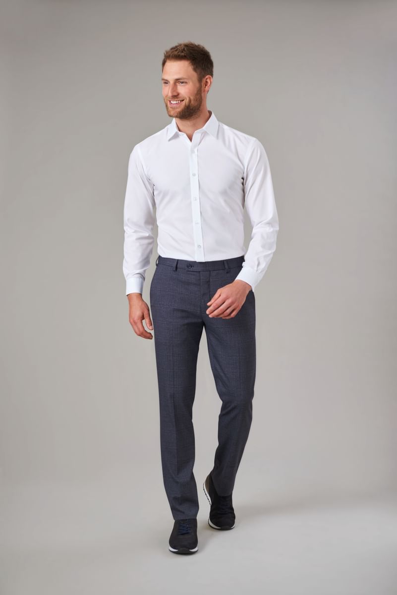 Hemd PRATO langarm slim fit, 100% BW
