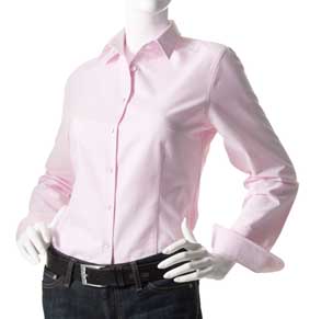 Oxford-Bluse BERLIN langarm Classic fit, leicht tailliert