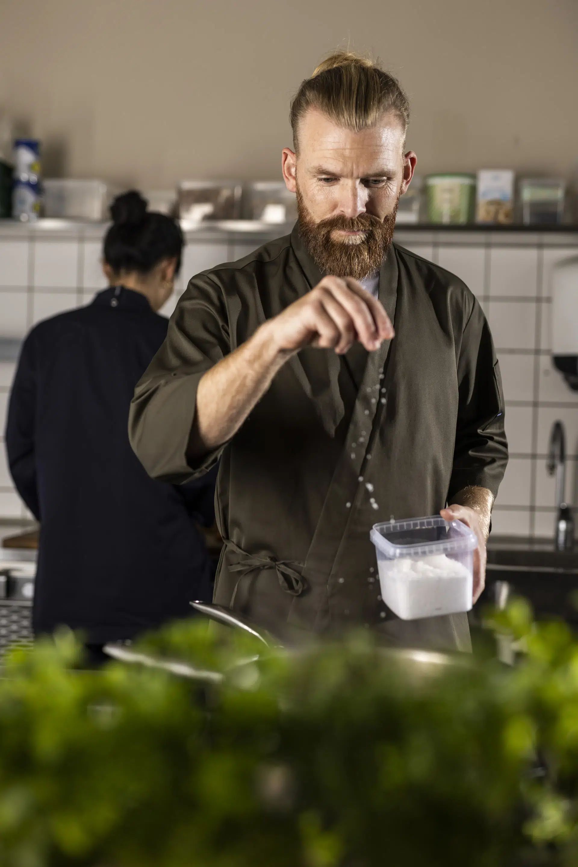 Kimonojacke - Kochjacke im Japan Stil