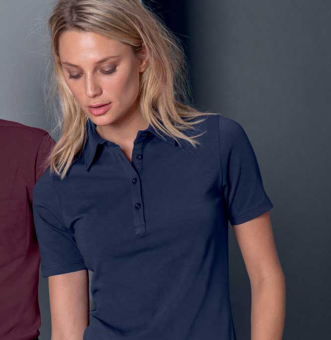 Damen Poloshirt Kurzarm Regular Fit