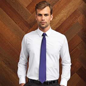 Krawatte PES Satin uni ca. 8,5 cm breit PR750