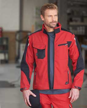 Herren Workwear Softshell Jacke