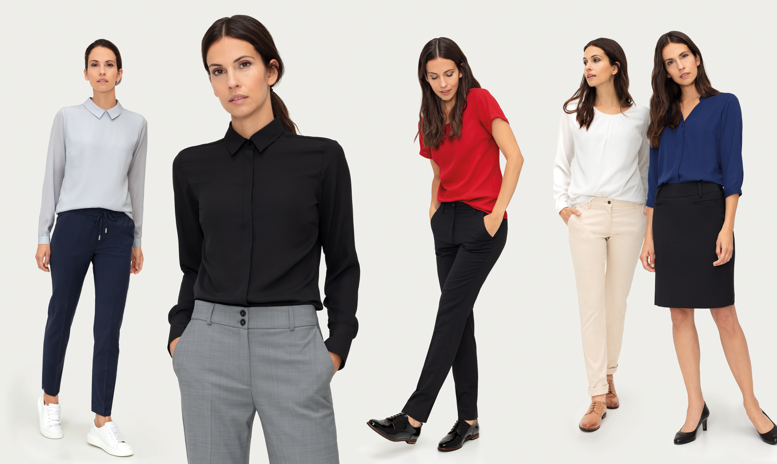 Bluse RIOLA langarm Crepe de Chine 205 g/m²