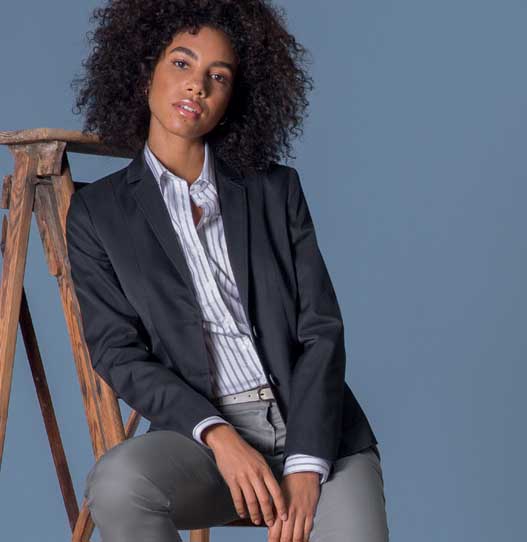 Damen Chino-Blazer casual regular fit