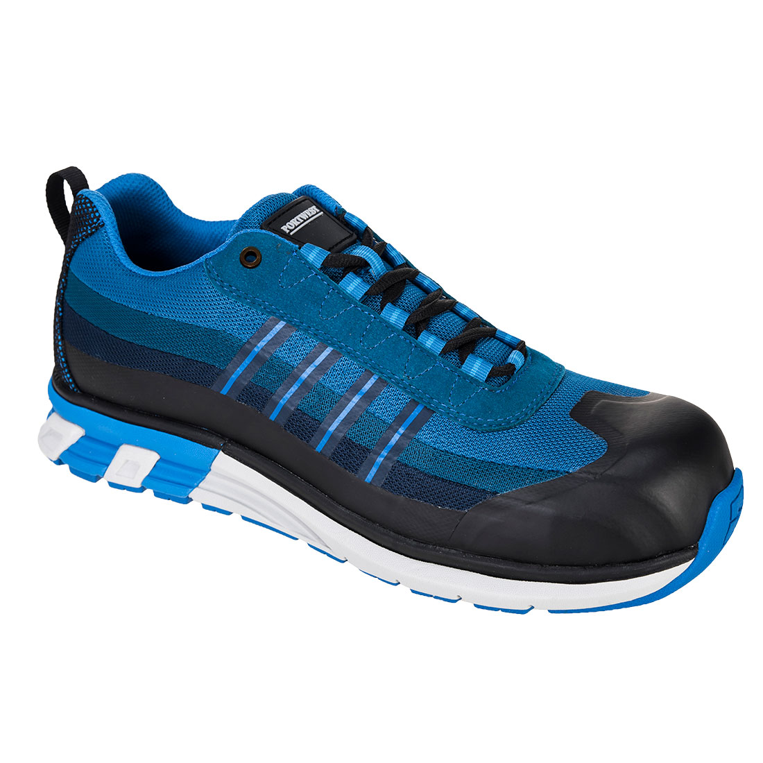 OlymFlex London S1P Trainer Sicherheitsschuh blau/schwarz