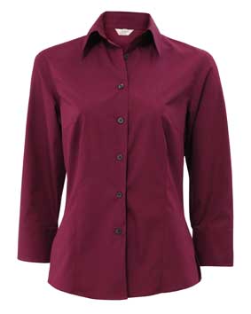 Bluse KATE 3/4 Arm Classic fit 60%BW 40%PES