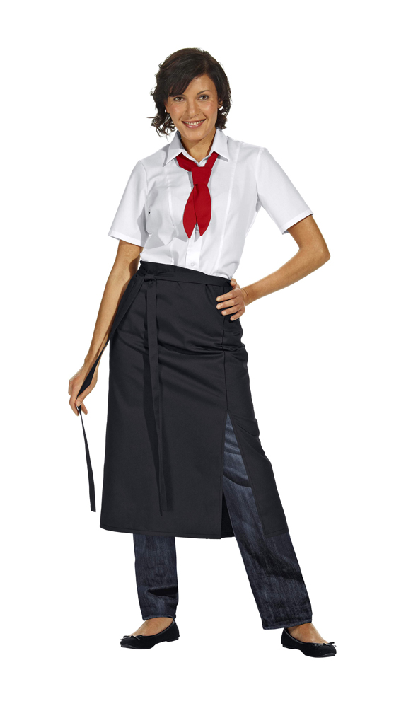 Bistroschürze Extrabreit LxB 80x125 cm mit Gehschlitz