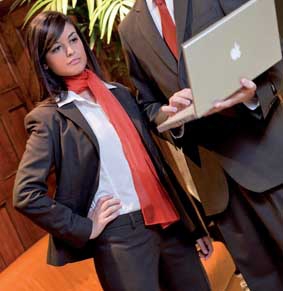 Damen Jacke Blazer Elastia