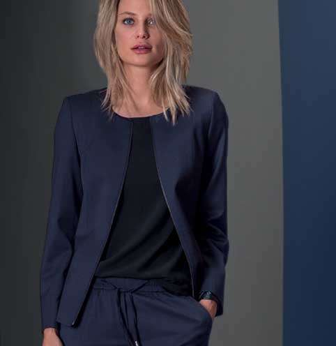 Damen-Blazer mit Zip Regular Fit MODERN 37.5