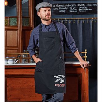 Chino-Style Latzschürze  LxB 86 x 72 cm PR132