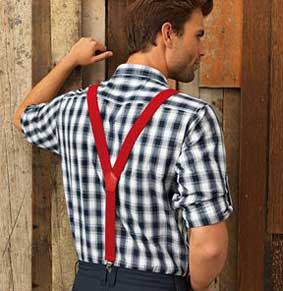 Hosenträger mit Metall-Clip 8522/PR701