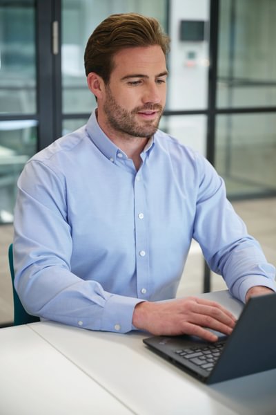 Vichy-Karo Hemd PORTLAND 1/4 Arm Regular Fit