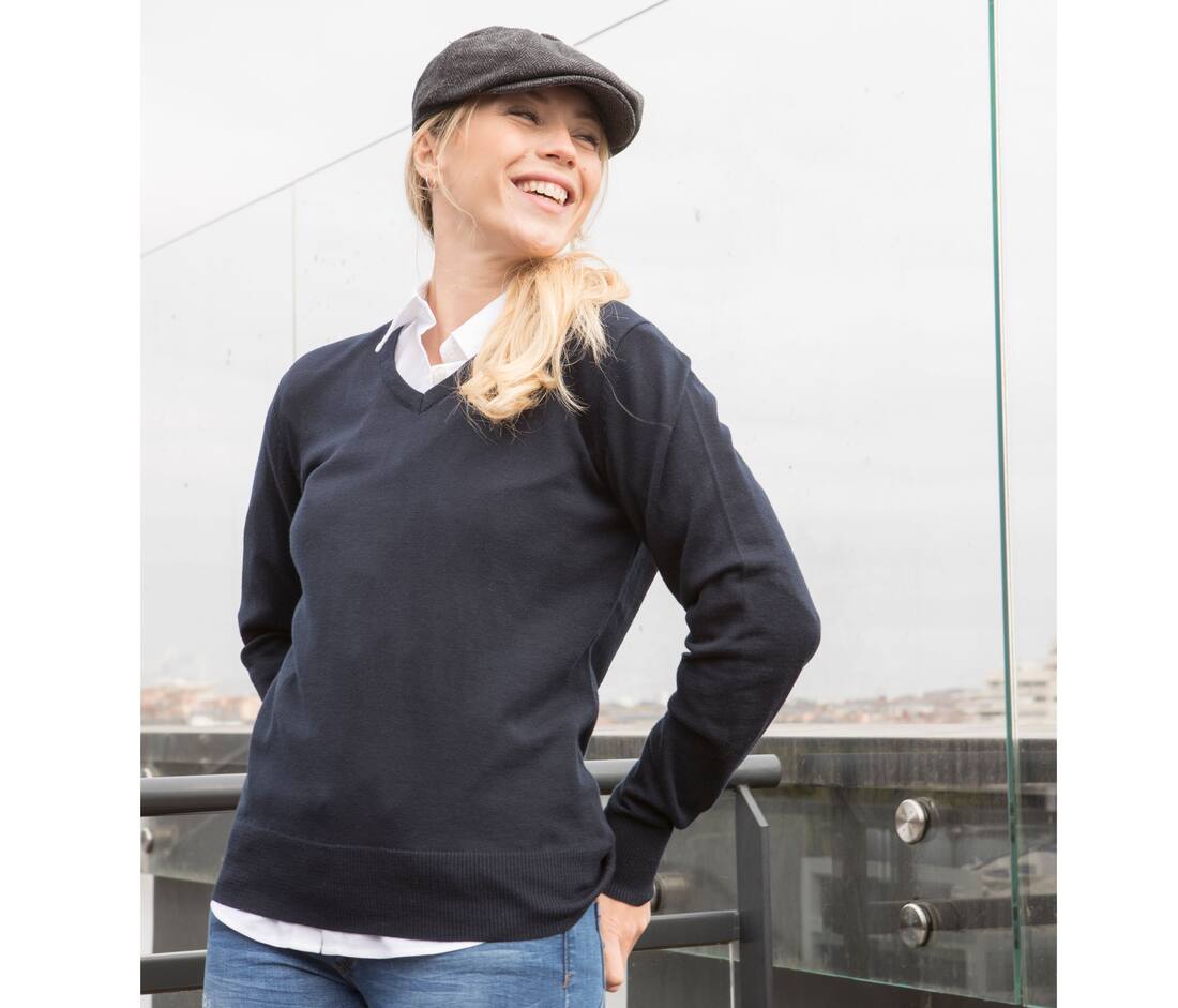 Herren Pullover V-Ausschnitt regular fit 9910/72121