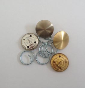 Splintknöpfe Metall 1 Pack. = 20 Stck.