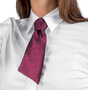 ISA Servicekrawatte CRAVATTINI Lurex Bordeaux  11574