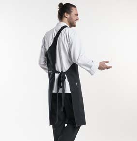 CDE Latzschürze BUTCHER BLACK DENIM L100 x B90 cm