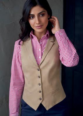 Damen Chino-Weste CHARLOTTE