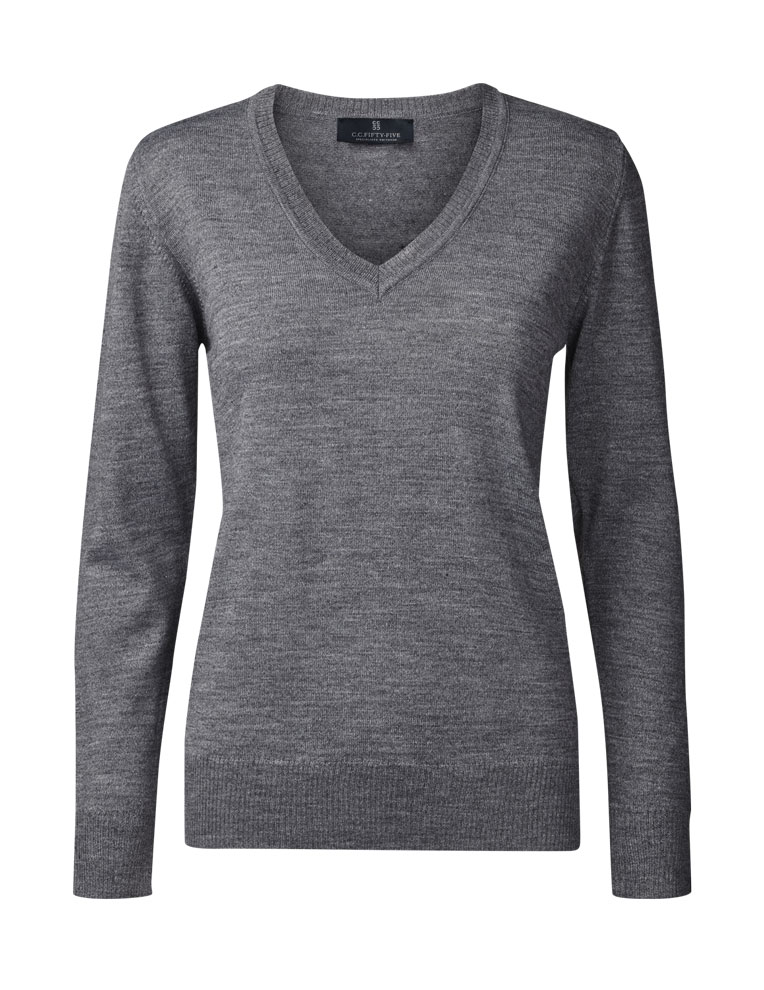 Damen Pullover COPENHAGEN V-Ausschnitt, slim fit 4180