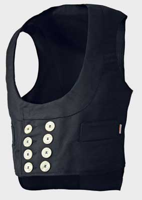 Zunftweste WERRA - CLASSIC Rücken verlängert, Doppelpilot