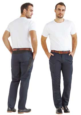 KEN Herren Haustechniker Funktionshose Chino Style