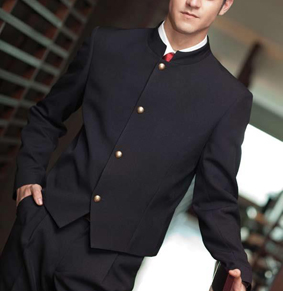 Herrenspencer Stehkragen