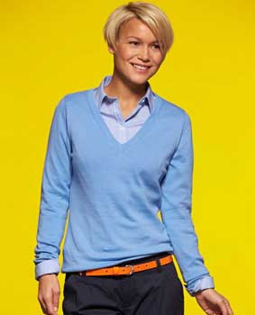 Damen Pullover V-Neck
