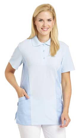 Damen Polo-Schlupfjacke 1/4 Arm