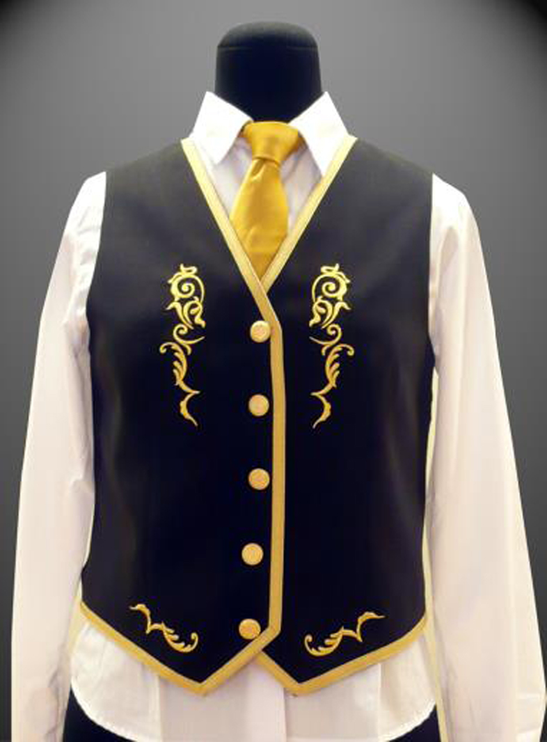 Damen Weste bestickt