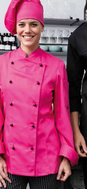 Damen Kochjacke langarm