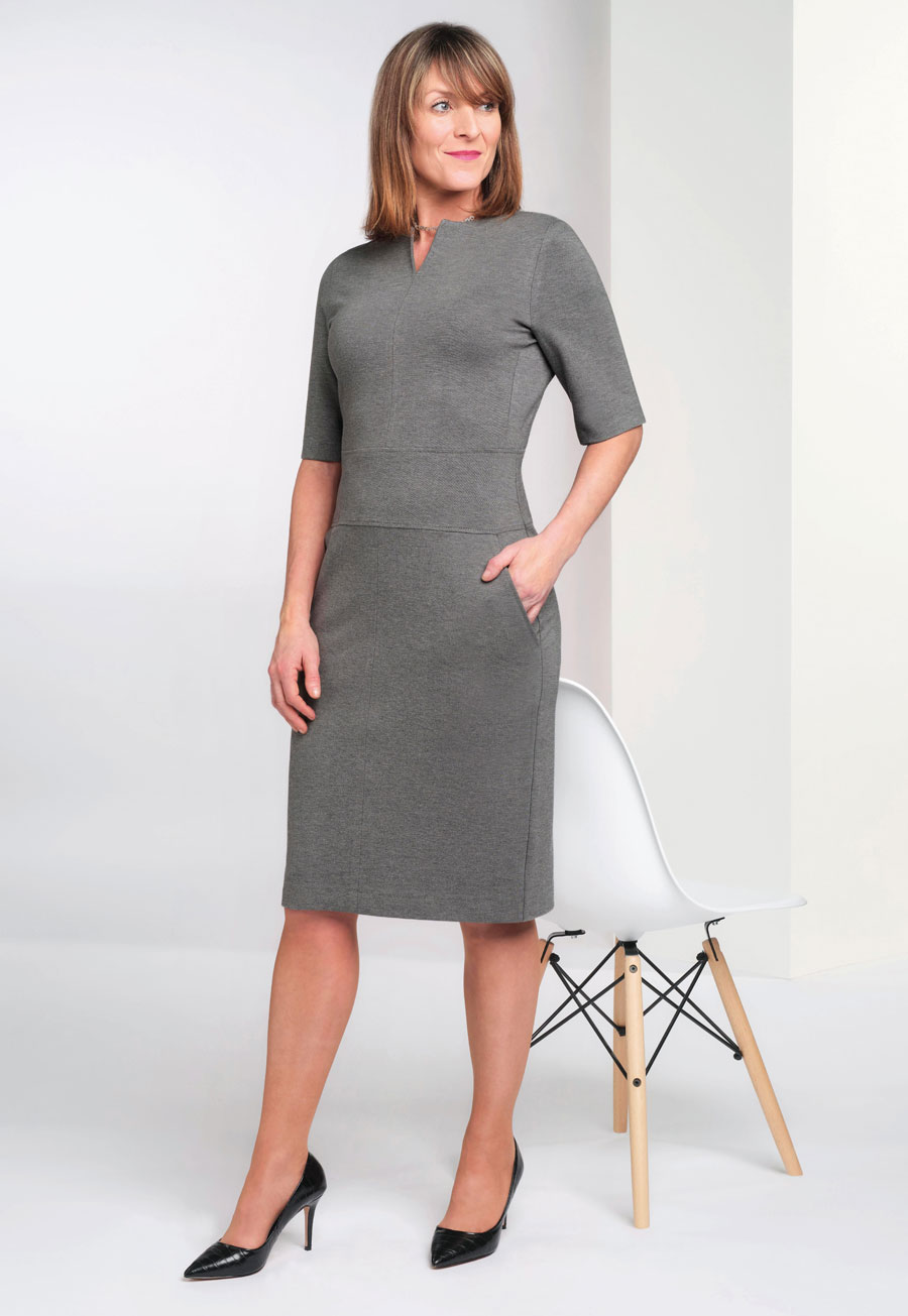 Jersey Kleid CELESTE halber Arm von Brook Taverner