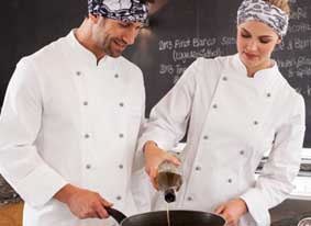 Kochjacke langarm unisex