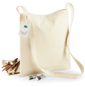 Umhängetasche aus Bio-Baumwolle 32 x 38 cm WM187