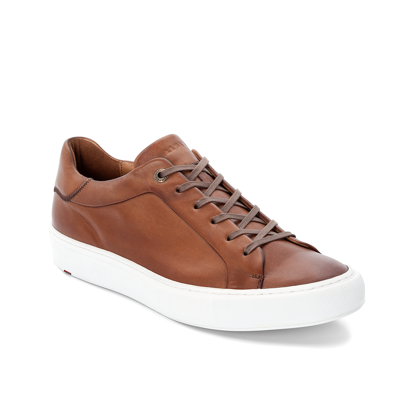 Lloyd Herren Business Sneaker weiß und cognac
