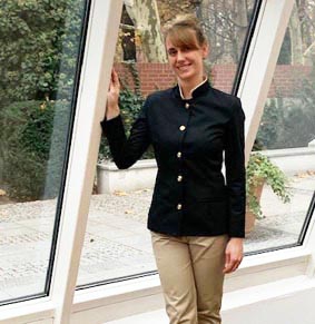 Damen Servicejacke / Barjacke langarm