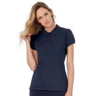 Damen Piqué Polo HEAVYMILL kurzarm