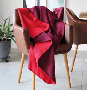 Double Fleecedecke 130x160cm 320 g/m²