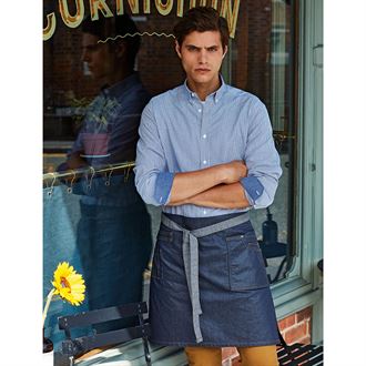 DIVISION Waxed Look Denim Vorbinder LxB 50x70 cm 8522/PR135