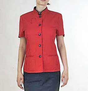 Damen Servicejacke oder  Damen Barjacke kurzarm