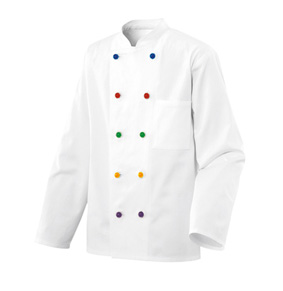 Kinderkochjacke langarm 100% BW